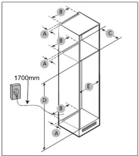 HAIER HBQW7519D - Sección cruzada de ventilación - 3