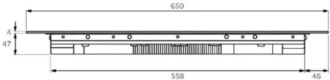 HAIER HAMTB56IWCS - KOOKPLAAT 65 cm - 2