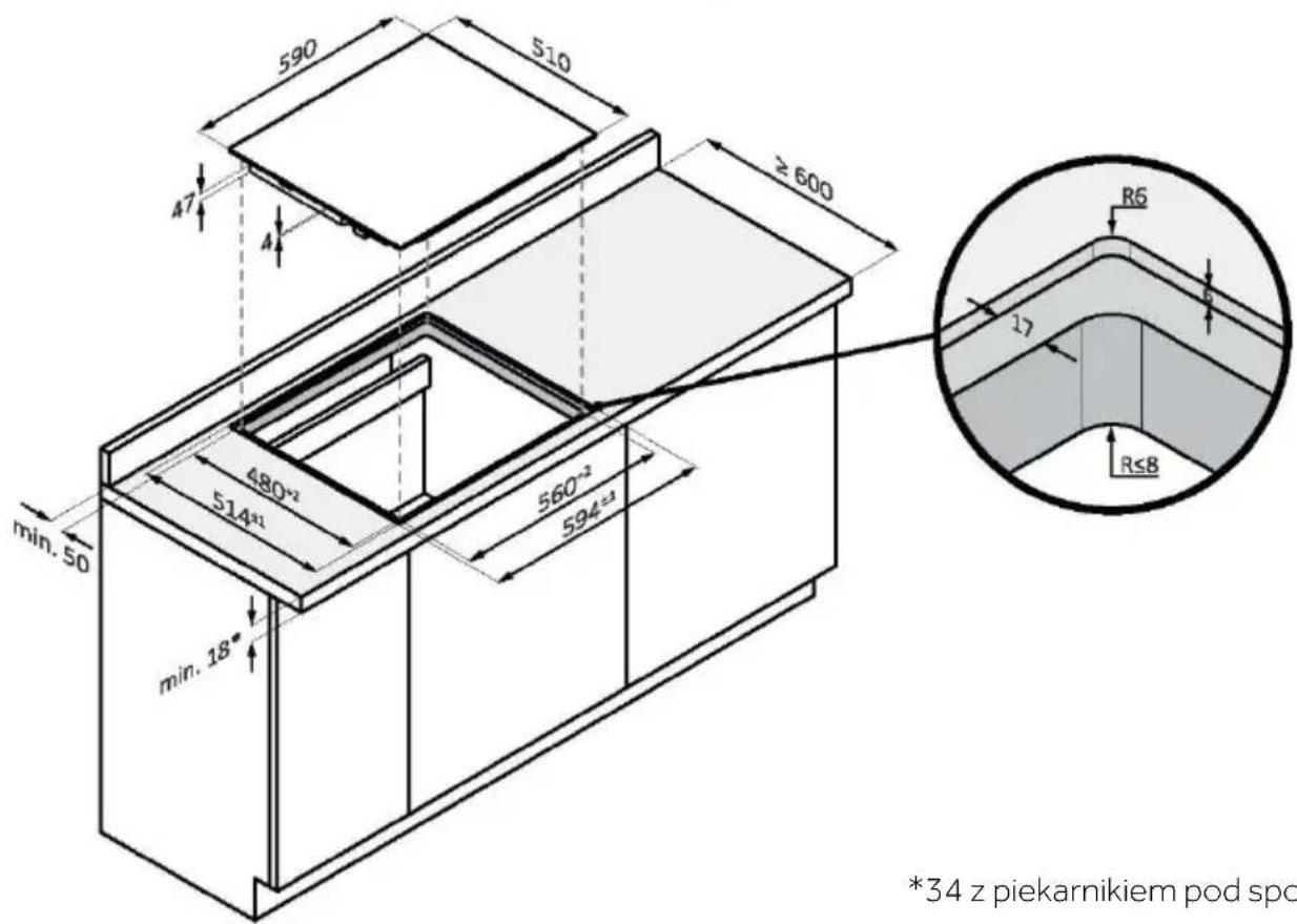 HAIER HAMTB56IWCS - PŁYTA 65 cm - 4