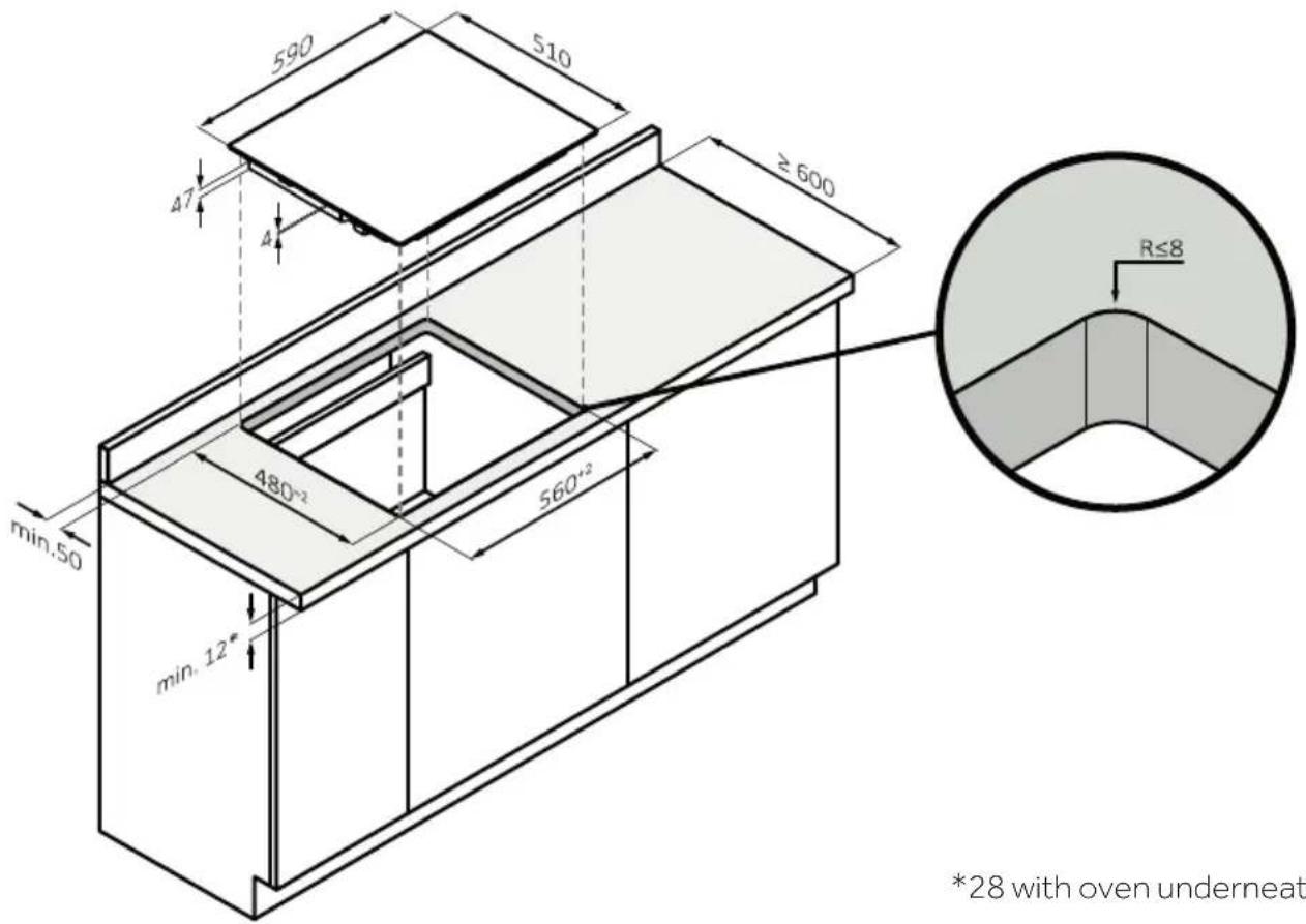 HAIER HAMTB56IWCS - HOB 65 cm - 3
