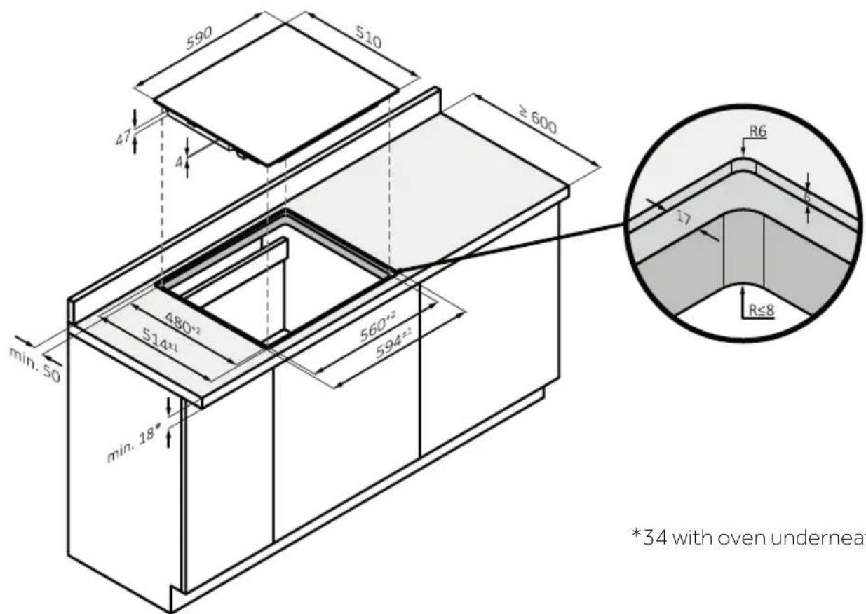 HAIER HAMTB56IWCS - HOB 65 cm - 4