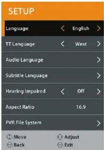 OCEANIC OCEALED32220B2 - SETUP - 1