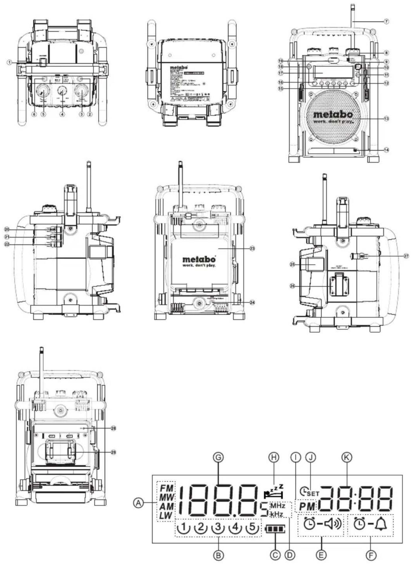 METABO RC 14.4-18 - Τροφοδοσία ρεύματος - 4