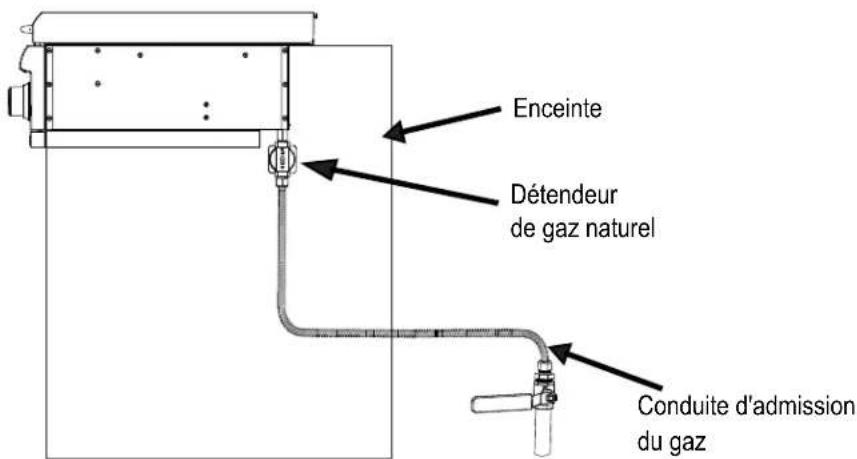 SABER K00SB5317 - Raccordement à la conduite d'alimentation en gaz naturel (suite) - 1