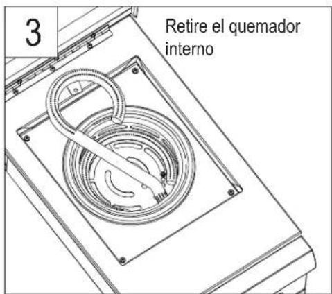 SABER K00SB5317 - C :onvertidor de GN a LP para quemador lateral incorporado - 3