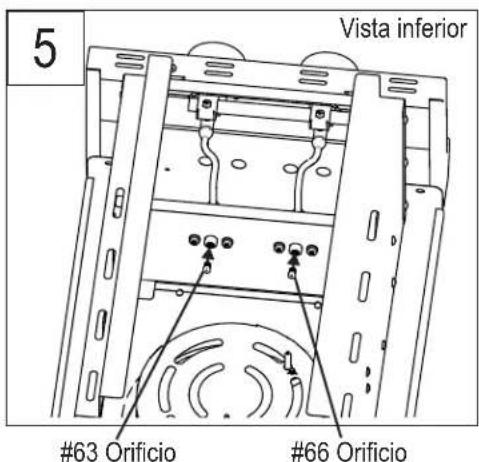 SABER K00SB5317 - C :onvertidor de GN a LP para quemador lateral incorporado - 5