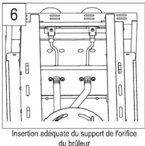SABER K00SB5317 - :Conversion du gaz naturel au gaz propane liquide du brûleur latéral intégr - 6
