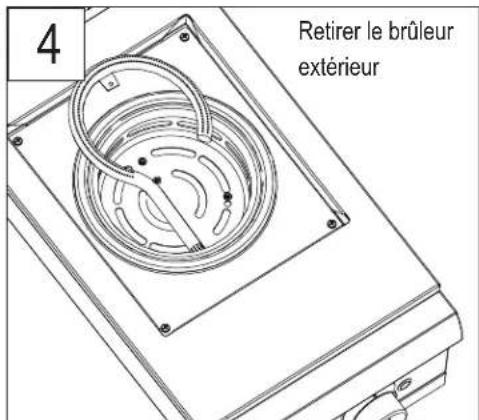 SABER K00SB5317 - :Conversion du gaz naturel au gaz propane liquide du brûleur latéral intégr - 4