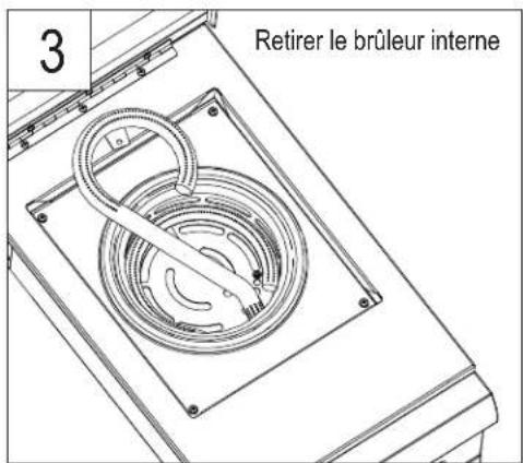 SABER K00SB5317 - :Conversion du gaz naturel au gaz propane liquide du brûleur latéral intégr - 3