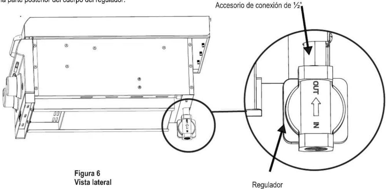 SABER K00SB5317 - Antes de instalar el quemador lateral en el gabinete: - 2