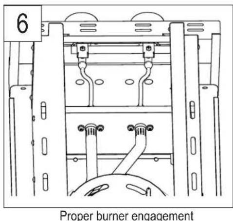 SABER K00SB5317 - Built-in Side Burner NG to LP Conversion - 6