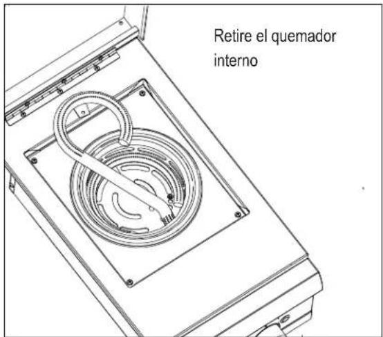 SABER K00SB5317 - Limpieza del conjunto del quemador - 2