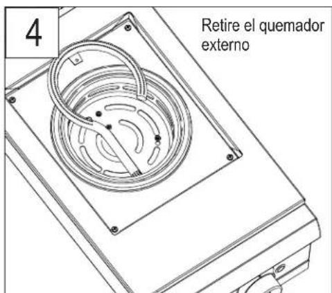 SABER K00SB5317 - C :onvertidor de GN a LP para quemador lateral incorporado - 4