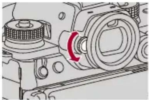 PANASONIC Lumix S1 II E - Ajustement dioptrique du viseur - 1