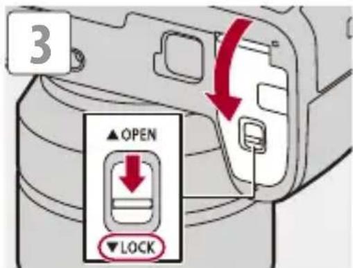 3 ▲ OPEN ▼ LOCK