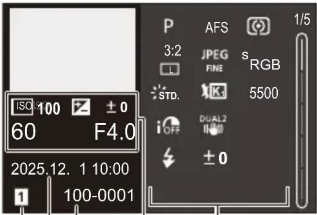 ISO 100 ±0 60 F4.0 2025.12. 1 10:00 1 100-0001 P AFS 1/5 3:2 JPEG s RGB L FINE STD. K1 5500 iOFF DUAL2 ±0