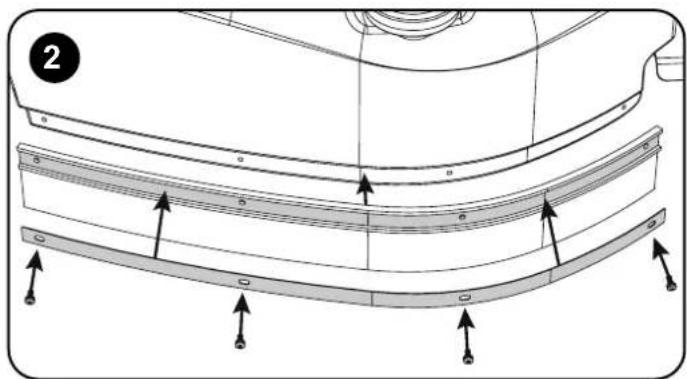 Numatic TVL850 - Fitting the Side Pod Skirts - 2