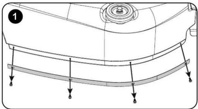 Numatic TVL850 - Fitting the Side Pod Skirts - 1