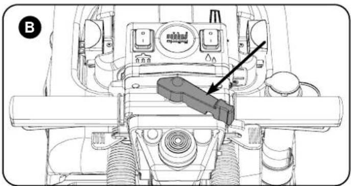 Numatic TBL4045 - Handle Height Adjustment - 2