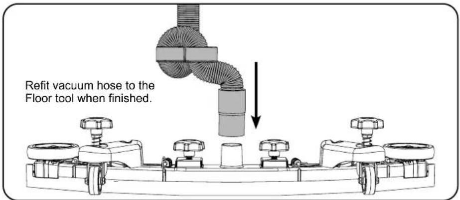 Numatic TBL4045 - Fitting the Hose Guide - 2