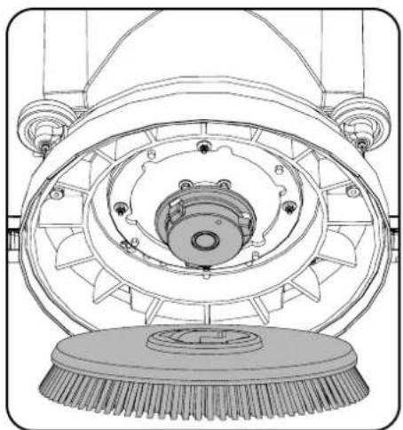 Numatic TBL4045 - Fitting the Brush/Pad Turn on Water - 1