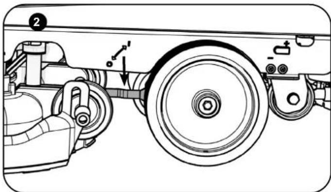 Numatic TBL4045 - Free Wheel Function - 2