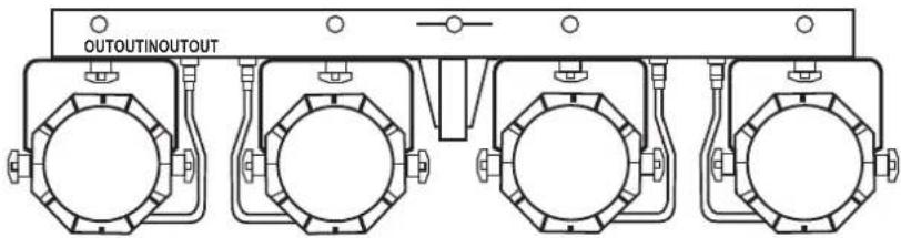 IBIZA SOUND DJLIGHT60 - CONECTAREA CABLULUI DE SEMNAL - 1