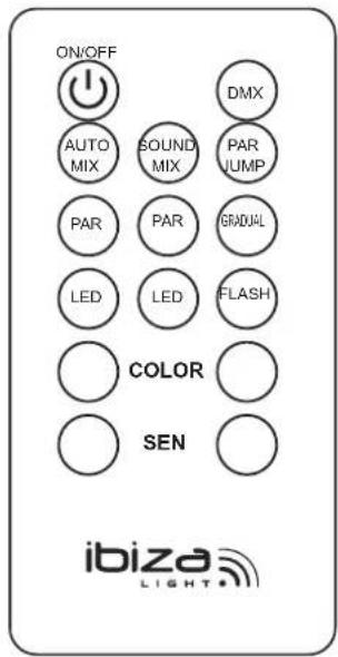 IBIZA SOUND DJLIGHT60 - ZDALNE STEROWANIE - 1