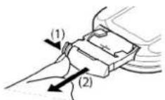 IBIZA SOUND DJLIGHT60 - INSTALLING THE BATTERIES IN THE REMOTE CONTROL - 1