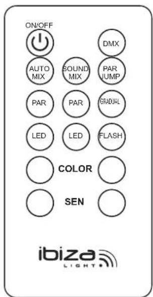 IBIZA SOUND DJLIGHT60 - REMOTE CONTROL - 1