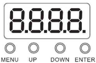 IBIZA SOUND LED8-MINI - NAVIGATION THROUGH THE CONTROL PANEL - 1