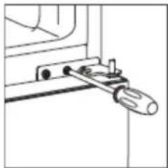 BRANDT BFD6650NX - Inverser le sens d'ouverture des portes - 4