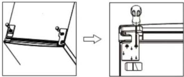 BRANDT BFD6650NX - Inverser le sens d'ouverture des portes - 2