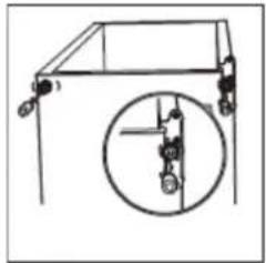 BRANDT BFD6650NX - Inverser le sens d'ouverture des portes - 5