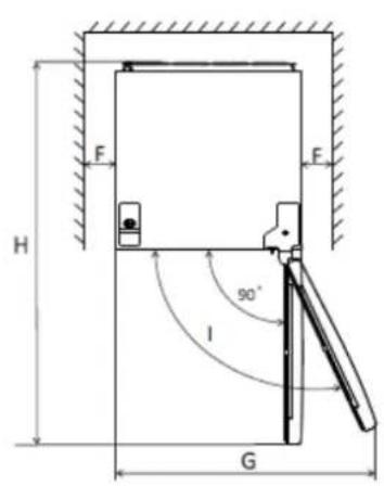 BRANDT BFD6650NX - Espacio minimalo necessities - 2