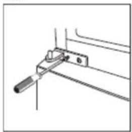 BRANDT BFD6650NX - Inverser le sens d'ouverture des portes - 8