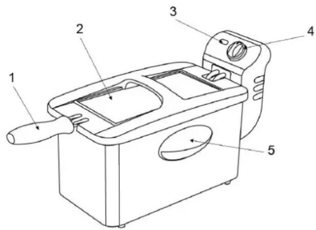 BRANDT FRI3000 - a) Description of the Deep Fryer - 1
