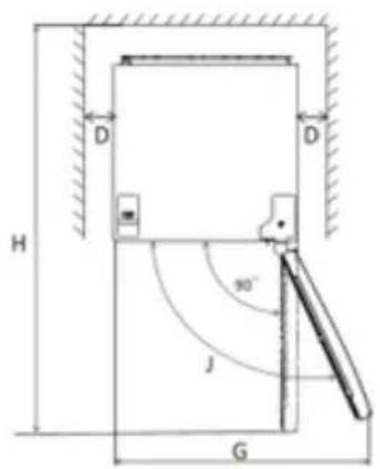 ASPES ACV185601ENFDX - Requisiti di spazio - 2