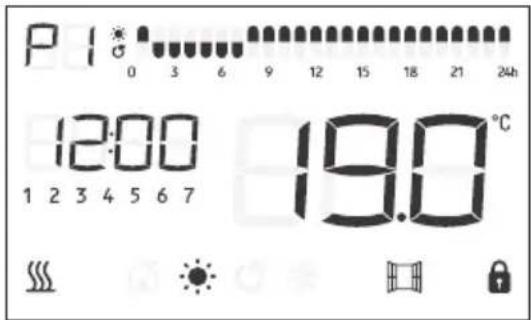 OCEANIC OCEAISHC1000W - Program factory presetting: - 1