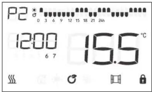OCEANIC OCEAISHC1000W - Program factory presetting: - 3