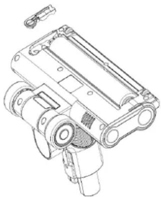 BRANDT ASB20R - - Reiniging van de draaiborstel - 1