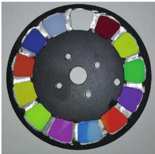 AFX BEAM1R-MKIII - ROUE DE COULEUR - CANAL 6 - 1