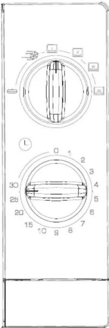 BRANDT SM2016W - b) Control panel - 1