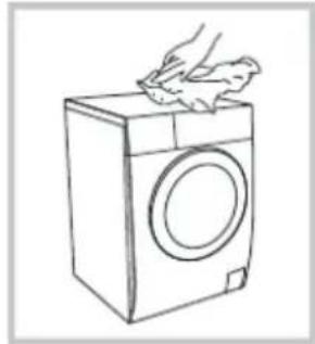 BRANDT WFB173QW - Nettoyage de l'extérieur du lave-linge - 1