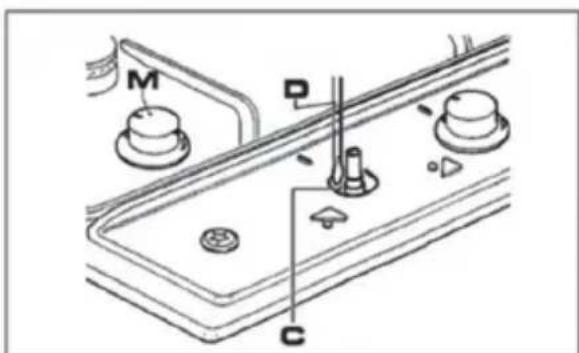 BRANDT BPE3411WM - 10) LLAVES - 2