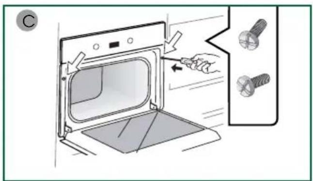 BRANDT BKC7154BB - WARNING - 1
