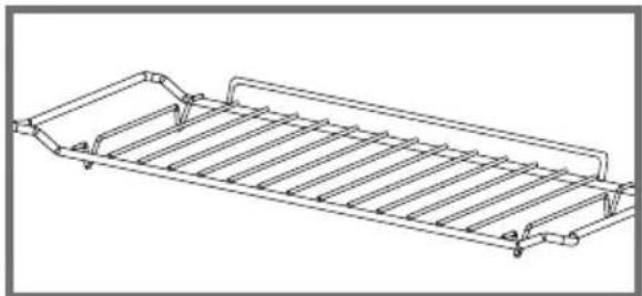 BRANDT BKC7154BB - - Mřížka + smaltovaná mísa - 1