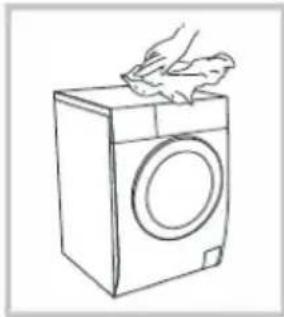 BRANDT LLC124S - Nettoyage de l'extérieur du lave-linge - 1