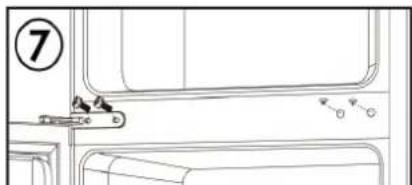CANDY CCG1L314DB - DOOR REVERSAL INSTRUCTIONS - 7