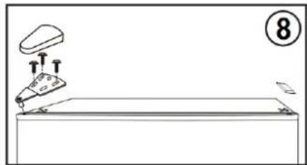 CANDY CCG1L314DB - DOOR REVERSAL INSTRUCTIONS - 8